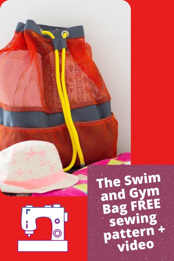 The Swim and Gym Bag FREE sewing pattern + video
