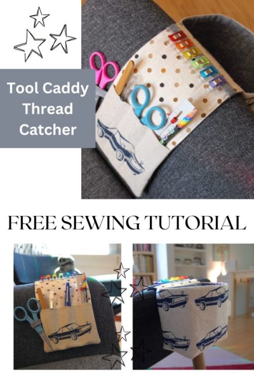 Tool Caddy Thread Catcher FREE sewing tutorial - Sew Modern Bags