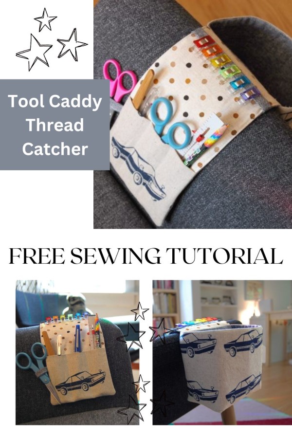 Tool Caddy Thread Catcher FREE sewing tutorial