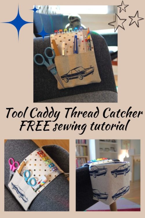 Tool Caddy Thread Catcher FREE sewing tutorial - Sew Modern Bags