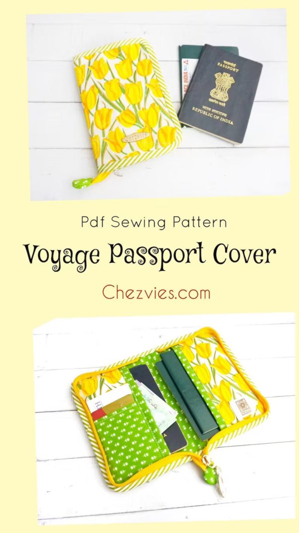 Voyage Small Passport Wallet sewing pattern