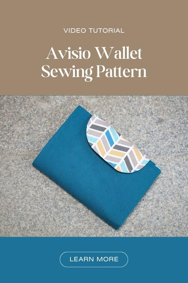 Avisio Wallet sewing pattern + video