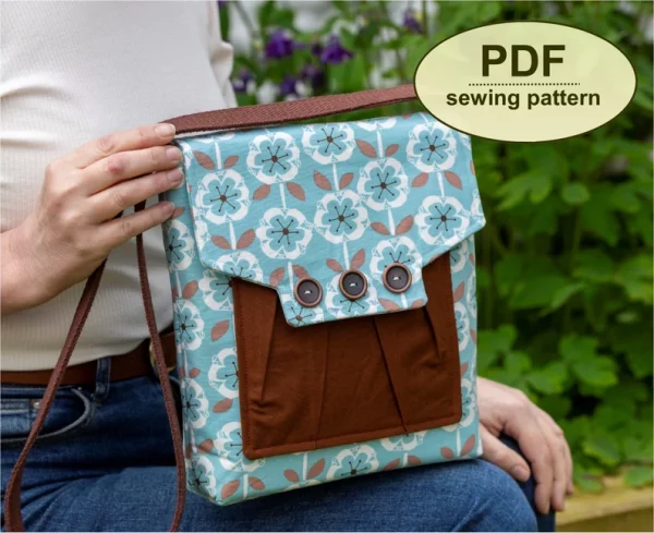 Letheringsett Messenger Bag sewing pattern