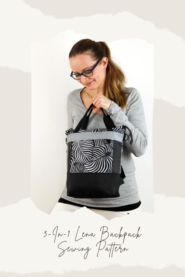 3-In-1 Lena Backpack sewing pattern