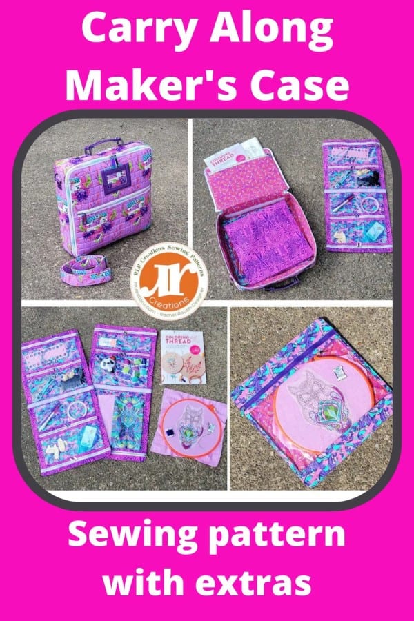 Carry Along Maker's Case sewing pattern with extras