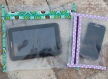 DIY Poolside Splash-Proof Pouches FREE sewing pattern