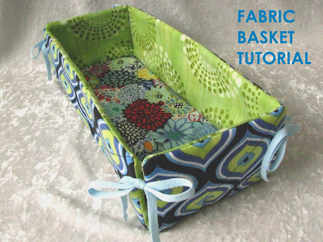 FQ Fabric Basket FREE Sewing Tutorial - Sew Modern Bags