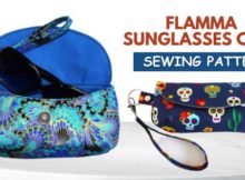 Flamma Sunglasses Case sewing pattern