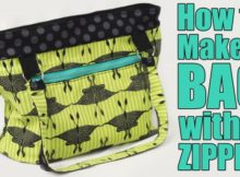 How to make a bag with a zipper FREE sewing tutorial