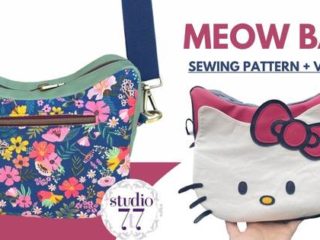 Meow Bag sewing pattern + video