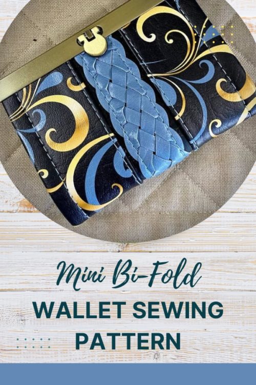 Mini Bi-Fold Wallet sewing pattern - Sew Modern Bags
