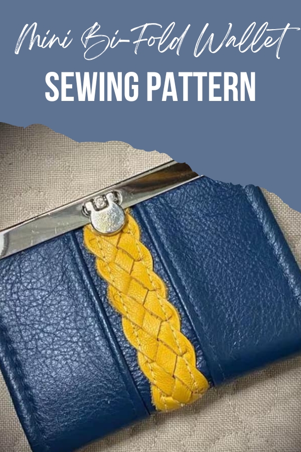 Mini Bi-Fold Wallet sewing pattern