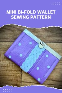 Mini Bi-Fold Wallet sewing pattern - Sew Modern Bags