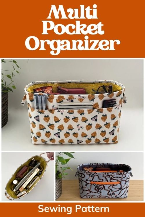 Multi Pocket Organizer sewing pattern Sew Modern Bags