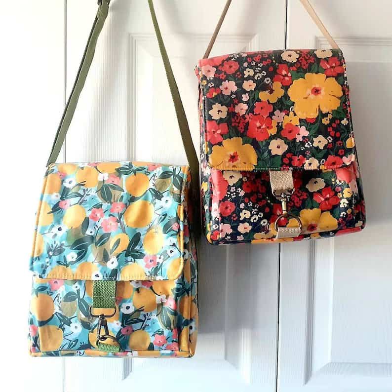 Nine to Five Lunch Bag (with video) - Sew Modern Bags
