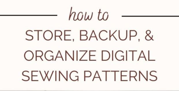 The Best Ways to Store Printed Digital Patterns