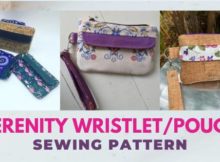 Serenity Wristlet/Pouch sewing pattern
