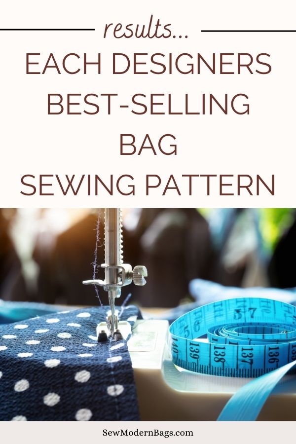 The best selling bag and purse sewing patterns from each of the designers on the team at Sew Modern Bags