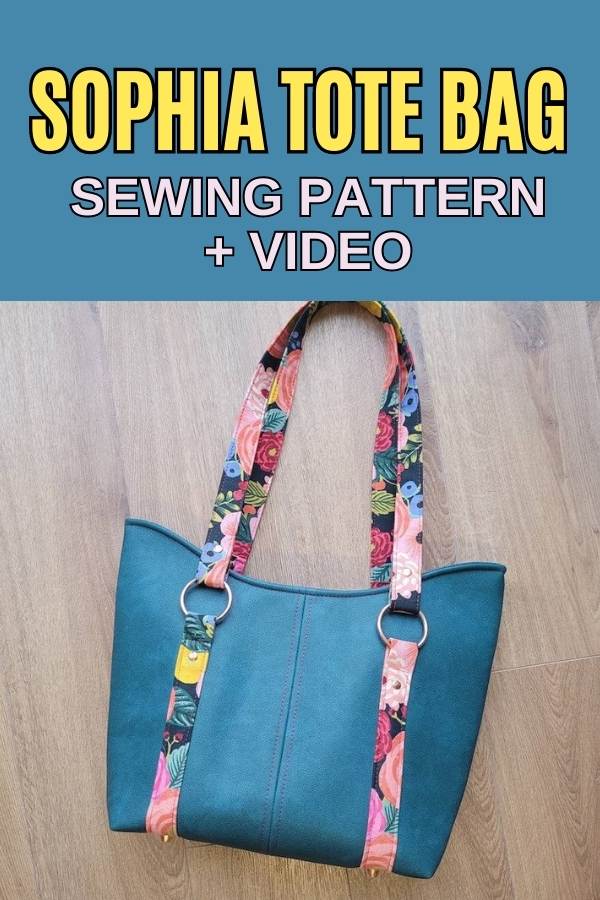 Sophia Tote Bag sewing pattern + video