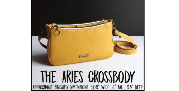 Aria Mini Crossbody Bag sewing pattern - Sew Modern Bags