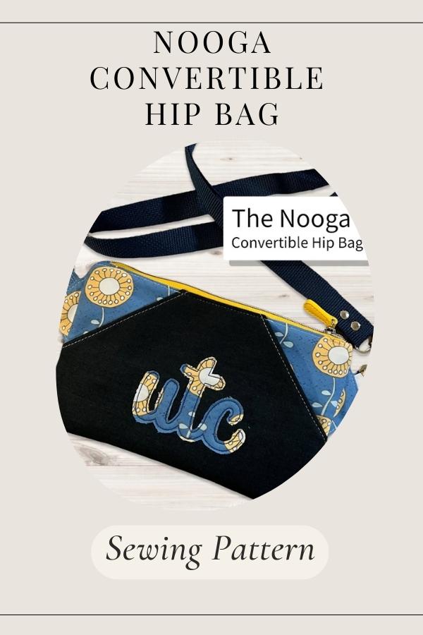 The Nooga Convertible Hip Bag sewing pattern + video