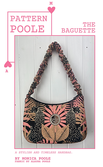 Baguette bag free sewing pattern with video - Sew Modern Bags