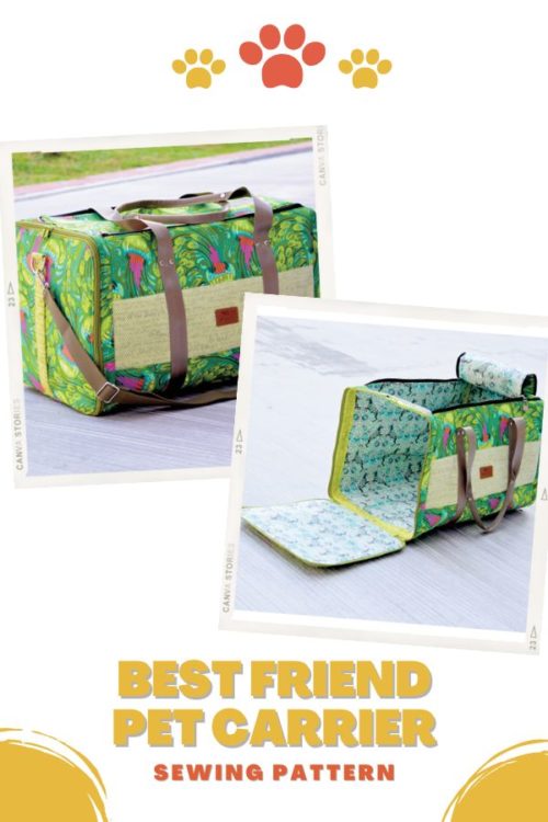 Best Friend Pet Carrier sewing pattern Sew Modern Bags