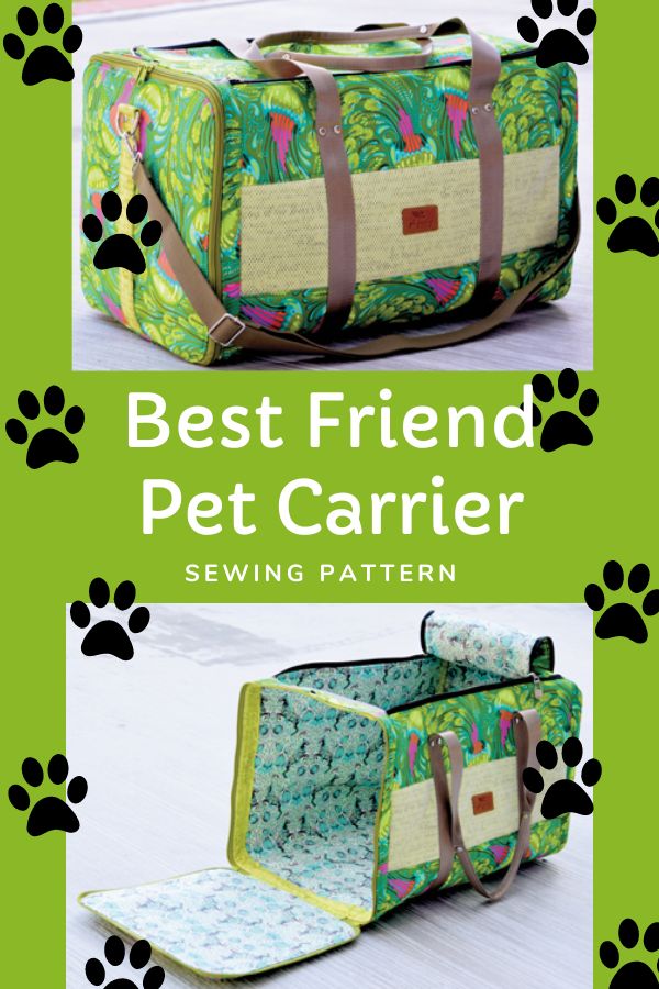 Best Friend Pet Carrier sewing pattern