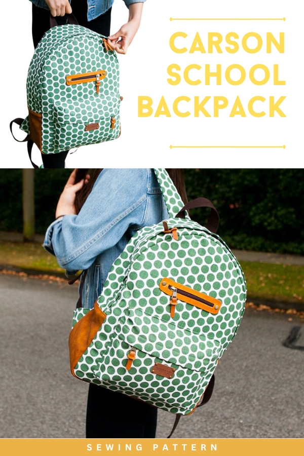 Carson School Backpack sewing pattern