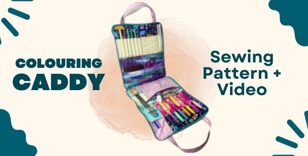 Color Book Art Storage (3 sizes) sewing pattern - Sew Modern Bags