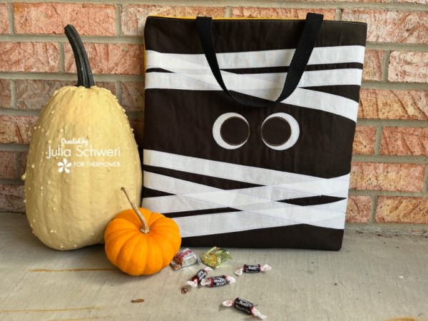 Fusible Fleece Yummy Mummy Candy Bag FREE sewing tutorial (+ video)