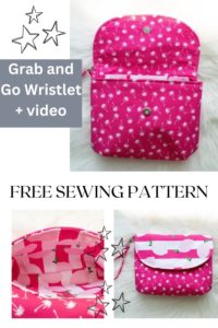 Grab and Go Wristlet FREE sewing pattern (+ video) - Sew Modern Bags