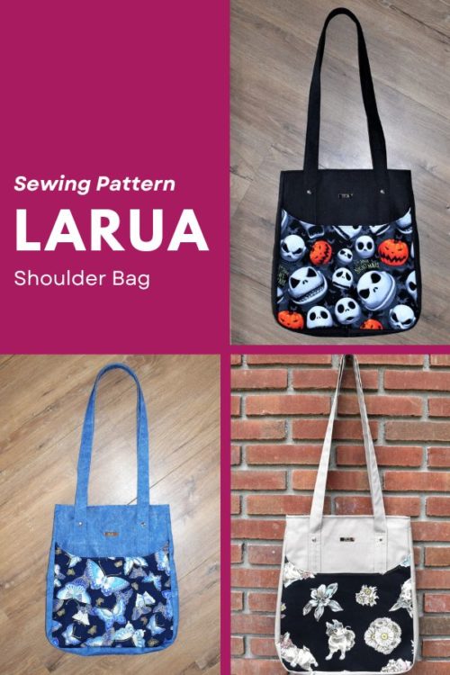 Larua Shoulder Bag sewing pattern - Sew Modern Bags