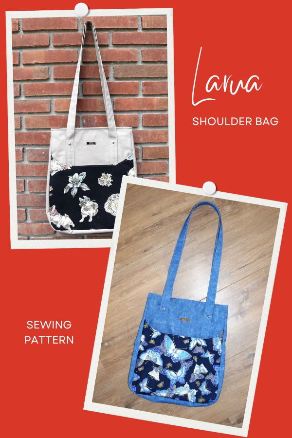 Larua Shoulder Bag sewing pattern - Sew Modern Bags