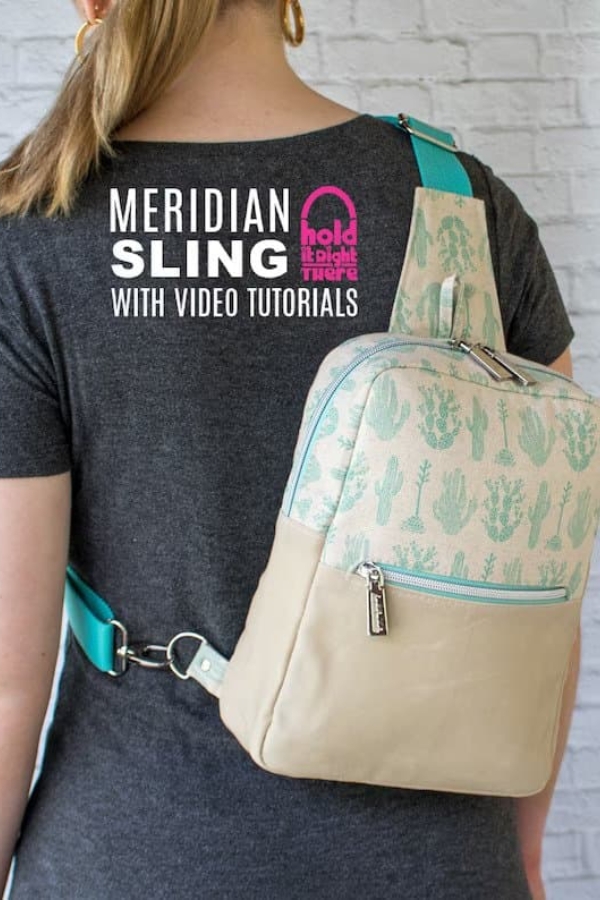Meridian Sling Bag sewing pattern (+ video)