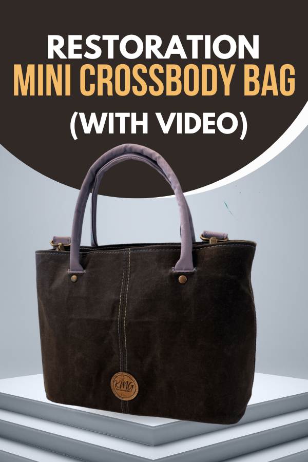 The Restoration Mini Crossbody Bag sewing pattern (+ video)