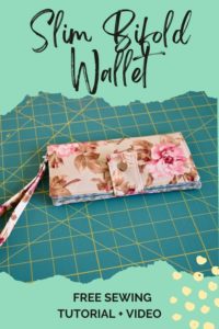 Slim Bifold Wallet Free Sewing Tutorial (+ Video) - Sew Modern Bags