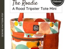 The Roadie Mini Tote Bag sewing pattern