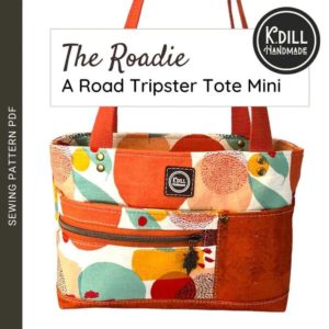 The Roadie Mini Tote Bag sewing pattern