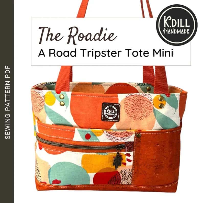 Lilac Mini Messenger Bag FREE sewing pattern - Sew Modern Bags
