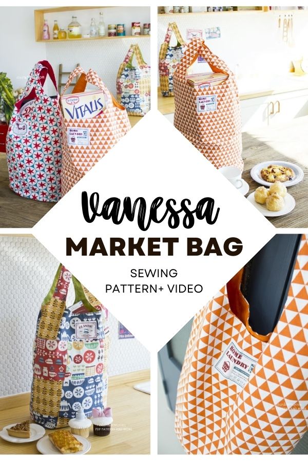 Vanessa Market Bag sewing pattern (+ video)