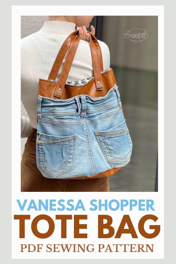 Vanessa Shopper Tote Bag sewing pattern
