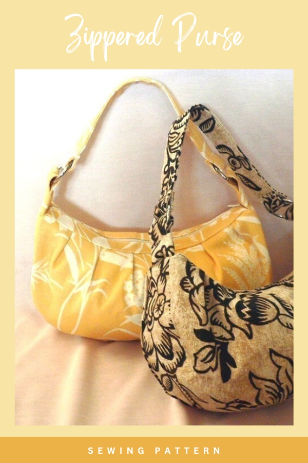 Zippered Purse sewing pattern