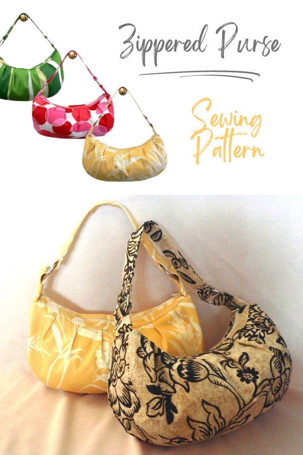 Zippered Purse sewing pattern Sew Modern Bags