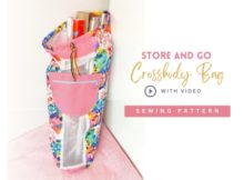 Store and Go Crossbody Bag sewing pattern + video