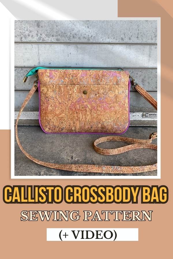 Callisto Crossbody Bag sewing pattern (2 sizes + video)