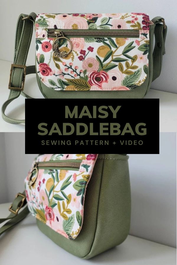 Maisy Saddlebag sewing pattern (+ video)