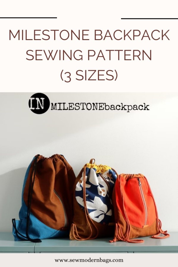 Milestone Backpack sewing pattern (3 sizes)