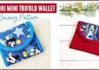 Midori Mini Trifold Wallet sewing pattern (+ video)