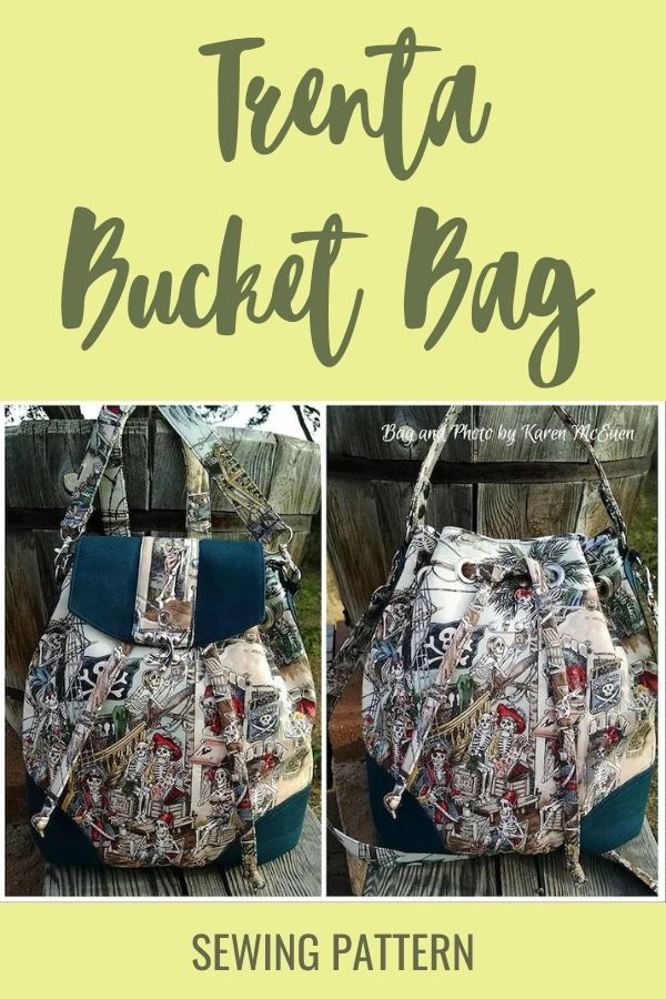 Trenta Bucket Bag sewing pattern